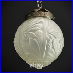 Art Deco Hanging Lamp Chandelier Ceiling Light Sphere Lamp Light 1930s