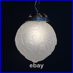 Art Deco Hanging Lamp Chandelier Ceiling Light Sphere Lamp Light 1930s