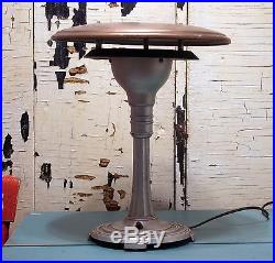 Art Deco, Industrial, Saucer Shade, Desk Lamp, Industrial Age