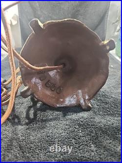 Art Deco Jadite Skyscraper Lamp No Shade 1930s Era Rare