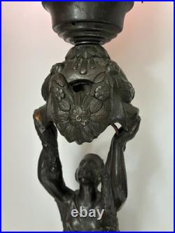 Art Deco Joan of Arc Figural Table Lamp From The 1920s Vintage