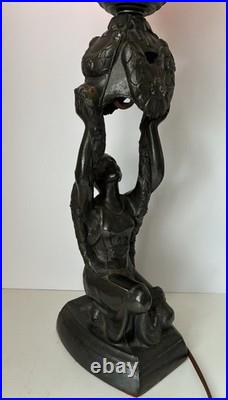 Art Deco Joan of Arc Figural Table Lamp From The 1920s Vintage