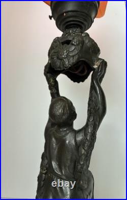 Art Deco Joan of Arc Figural Table Lamp From The 1920s Vintage