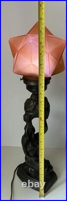 Art Deco Joan of Arc Figural Table Lamp From The 1920s Vintage