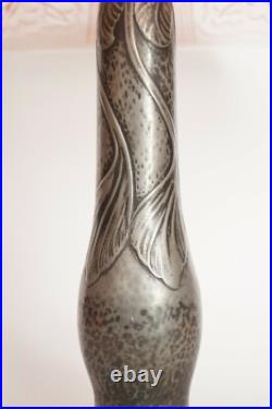 Art Deco Jugendstil Lamp Light COZY FLAME Unique Collector's Item Table Lamp