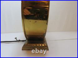 Art Deco Karl Hagenauer brass or bronze tv lamp man riding horse