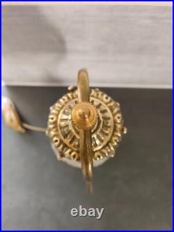 Art Deco Lamp Bronze Foot Bedside / Desk Lamp