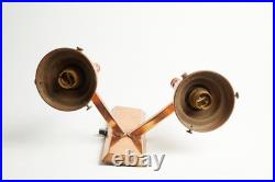 Art Deco Lamp, Sconce, Brass and Bakelite, European, Needs rewiring, Circa 1930