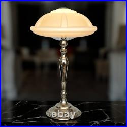 Art Deco Lamp Table Lamp Space Needle Chrome Bauhaus 60cm