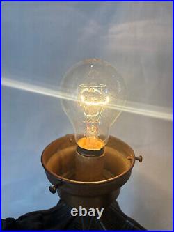 Art Deco Lamp Three Ladies Arched Back Table Top Boudoir Light Working