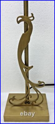 Art Deco Lamp Vintage Phoenix Bird Silhouette 1920's 30's Ready to Use Lighting