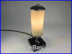 Art Deco Lampe Alte Tischlampe 23cm Antik Tischleuchte mit Bakelitfuß