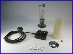 Art Deco Lampe Alte Tischlampe 23cm Antik Tischleuchte mit Bakelitfuß