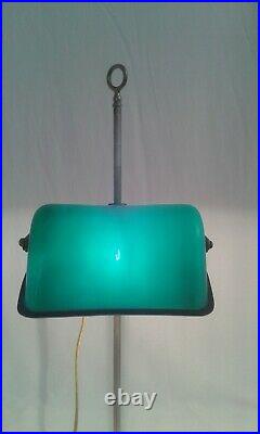 Art Deco Lampe De Bureau Articulee Pirrouett Orientable Usine Bakelite Vert