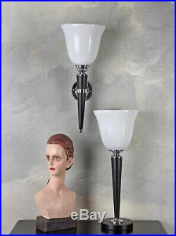 Art Deco Lampe Designer Wandlampe Mazda Fackel Wandleuchte Flurleuchte Antik