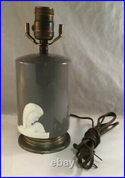 Art Deco Lenox Geza De Vegh Dav Art Davart Porcelain Portrait Bust Boudoir Lamp