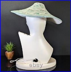 Art Deco Lindsey B Balkweill Style Bust LAMP 1980's Memphis Postmodern New Wave