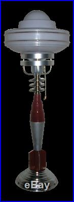 Art Deco Machine Age 1936 Flash Gordon Rocket Ship Lamp