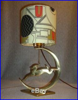 Art Deco Machine Age 1936 Flash Gordon Rocket Ship Lamp