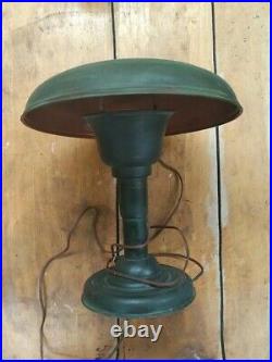 Art Deco Metal Lamp UFO Antique Working Table Desk