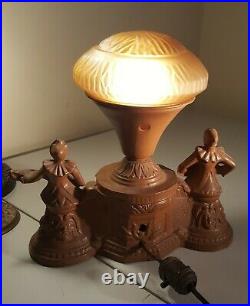 Art Deco Minstrel Lamp