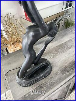 Art Deco Nude Female Lamp