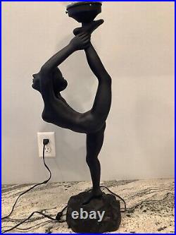 Art Deco Nude Female Lamp Large