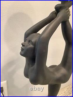 Art Deco Nude Female Lamp Large