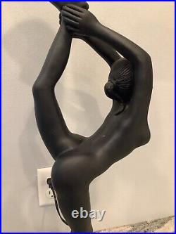 Art Deco Nude Female Lamp Large