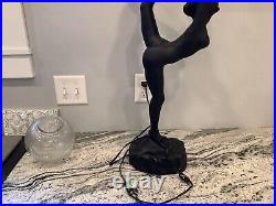 Art Deco Nude Female Lamp Large