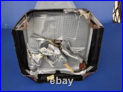 Art Deco Period Nude Woman Frosted Torchiere Lamp by Tiffin Glass circa 1920s