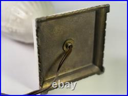 Art Deco Porcelain Table Lamp With Hand-Painted Floral China Vase 1930s WORKING