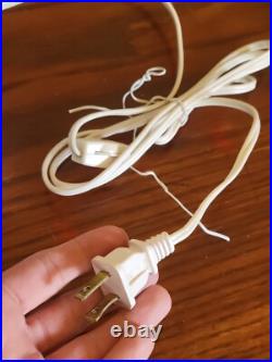 Art Deco Revival Huge Cascading Wing Flame Lamp White Ceramic Limelight Rare