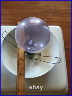 Art Deco Revival Huge Cascading Wing Flame Lamp White Ceramic Limelight Rare