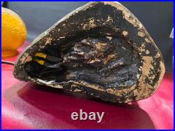 Art Deco Rin Tin Tin German Shepherd Dog Lamp AMBER BRAIN LAMP GLOBE SHADE BALL