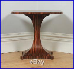 Art Deco Ruhlmann Style Harrods Macassar Ebony Centre Occasional Side Lamp Table