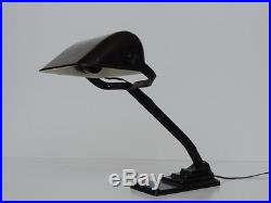 Art Deco Schreibtischlampe Tischlampe Banker Lampe Bakelit Metall