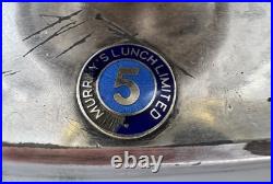 Art Deco Silver Plated Semi Nude Lady Statuette Table Lamp from Murray's Diner
