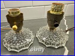 Art Deco Skyscraper Table Lamps 1930s working pair