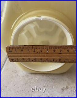 Art Deco Stepped Beehive Honeycomb Glass Shade Diana Lady Lamp- Huge