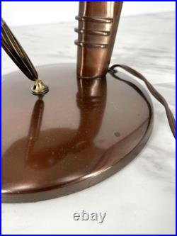 Art Deco Streamline Sheaffer Fountain Pen Desk Set Cobra Lamp Norman Bel Geddes