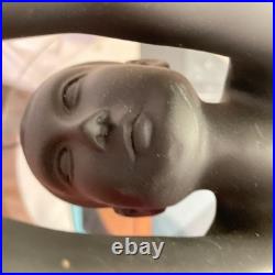 Art Deco Style Acrobat Nude Women Arching Back Lamp 22 New Open Box 1980's