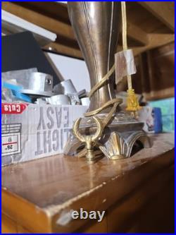 Art Deco Style Brass Table Lamp with Neo Classical Flair local pickup only