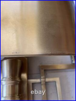 Art Deco Style Brass Wall Mount Sconce Light Fixture Plug In #1 Global Views