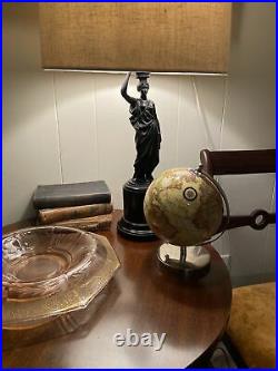 Art Deco Style Figural Lamp Thomas Blakemore Limited Offering C1980 England Rare