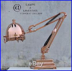 Art Deco Swing Lamp Arm Light French Bauhaus COPPER Era Old UFO Antique