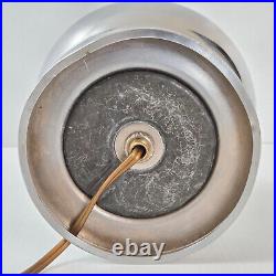 Art Deco Table Lamp 1940 1950 Steel Chrome Dlg Jacques Adnet 40s 50s Retro