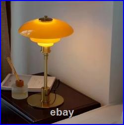 Art Deco Table Lamp GoId Inspired by Poul Hemingsen's PH-3 1/2-2 1/2 Design