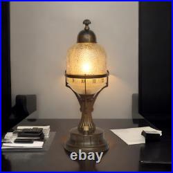 Art Deco Table Lamp HABSBURG Unique 1910 Antique Brass, Original