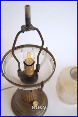 Art Deco Table Lamp HABSBURG Unique 1910 Antique Brass, Original